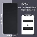 Tapete de Yoga NBR 15/20 mm Antiderrapante e Impermeável para Treino e Outdoor