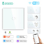 BSEED WiFi Touch Switch — Tomada EU com USB‑C Tuya Smart Life