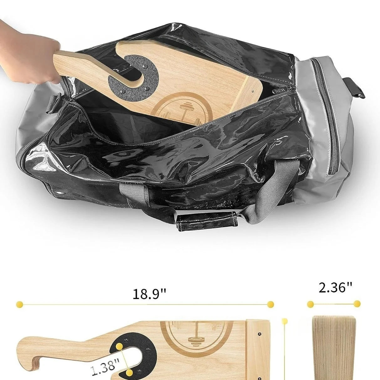 Wooden Deadlift Barbell Jack Barbell Lift Jack for Weight Training Bar, Barbell Stand Suitable for Loading/Unloading Barbell Bar