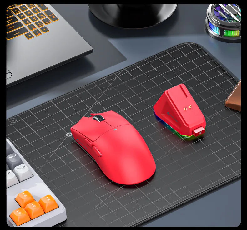 Attack Shark X11SE X11 PAW3311 Bluetooth Mouse, Tri-mode connectivity, Magnetic charging dock, Touchscreen, Ultralight gaming mouse
