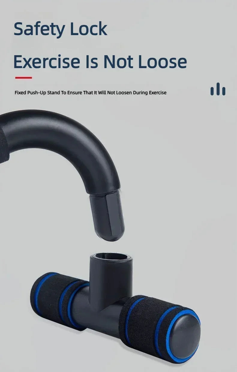 H‑Grip PushUp Pro – Barras de Flexão Antiderrapantes para Treino de Braços e Peito (2 pcs)