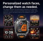 Smartwatch Militar 2026 – Robustez Extrema, Lanterna LED e Autonomia XL