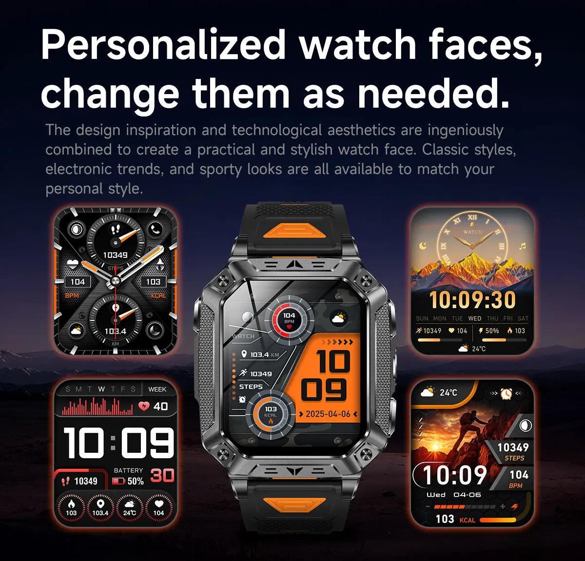 Smartwatch Militar 2026 – Robustez Extrema, Lanterna LED e Autonomia XL