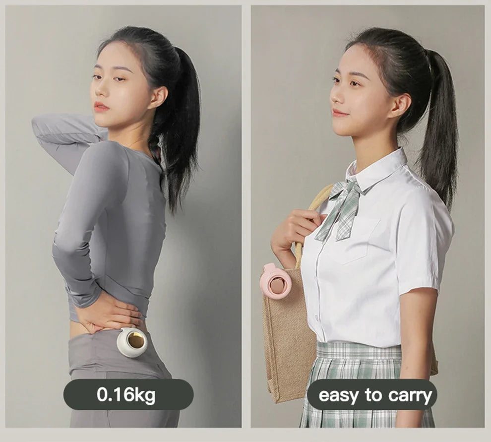 Ventoinha Sem Hélices  — Portátil, Silenciosa, USB, Design Dobrável p/ Viagens