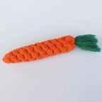 Pet Knot Toys For Dogs And Cats Carrot Shape Cotton Rope Pet Toy Dog Puppy Kitten Chew Toy Interactive Dog Toys