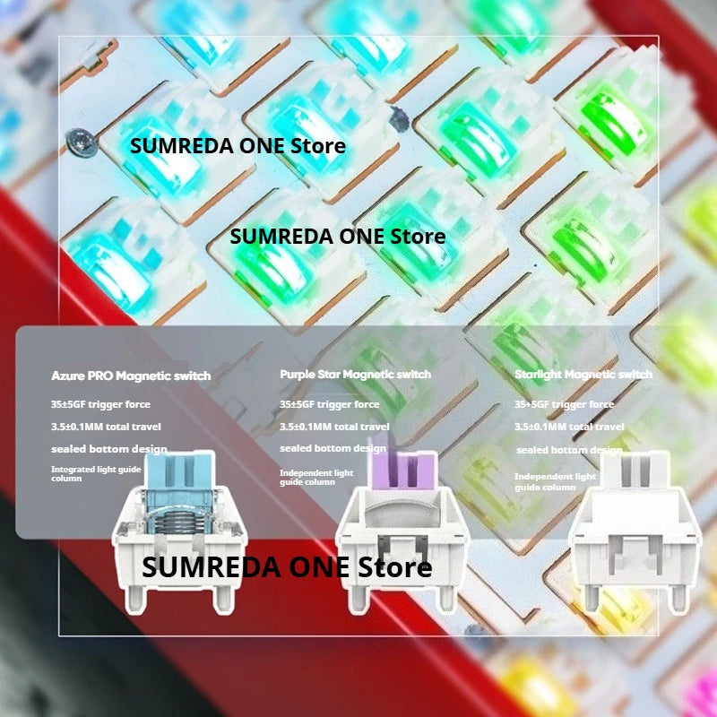 IROK Carotmas Mercury68 Max mars68 pro Mercury 68 Gaming Magnetic Mechanical Keyboard Rapid Trigger 0.001 8K Wired Gamer Keyboard