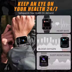 Smartwatch Saúde Avançada – Laser Inteligente, Diagnóstico Multinível e ECG+PPG