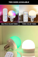 Lâmpada LED RGB USB 5V com Controlo Remoto e Intensidade Ajustável