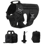 Tactical Military Vest Pet German Shepherd Golden Retriever Tactical Training Dog Harness and Leash Set For All Breeds Dogs
