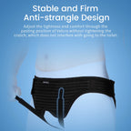 VELPEAU Hernia Belt with 2 compression pads, adjustable Hernia Truss support for single/double inguinal hernias for men and women.