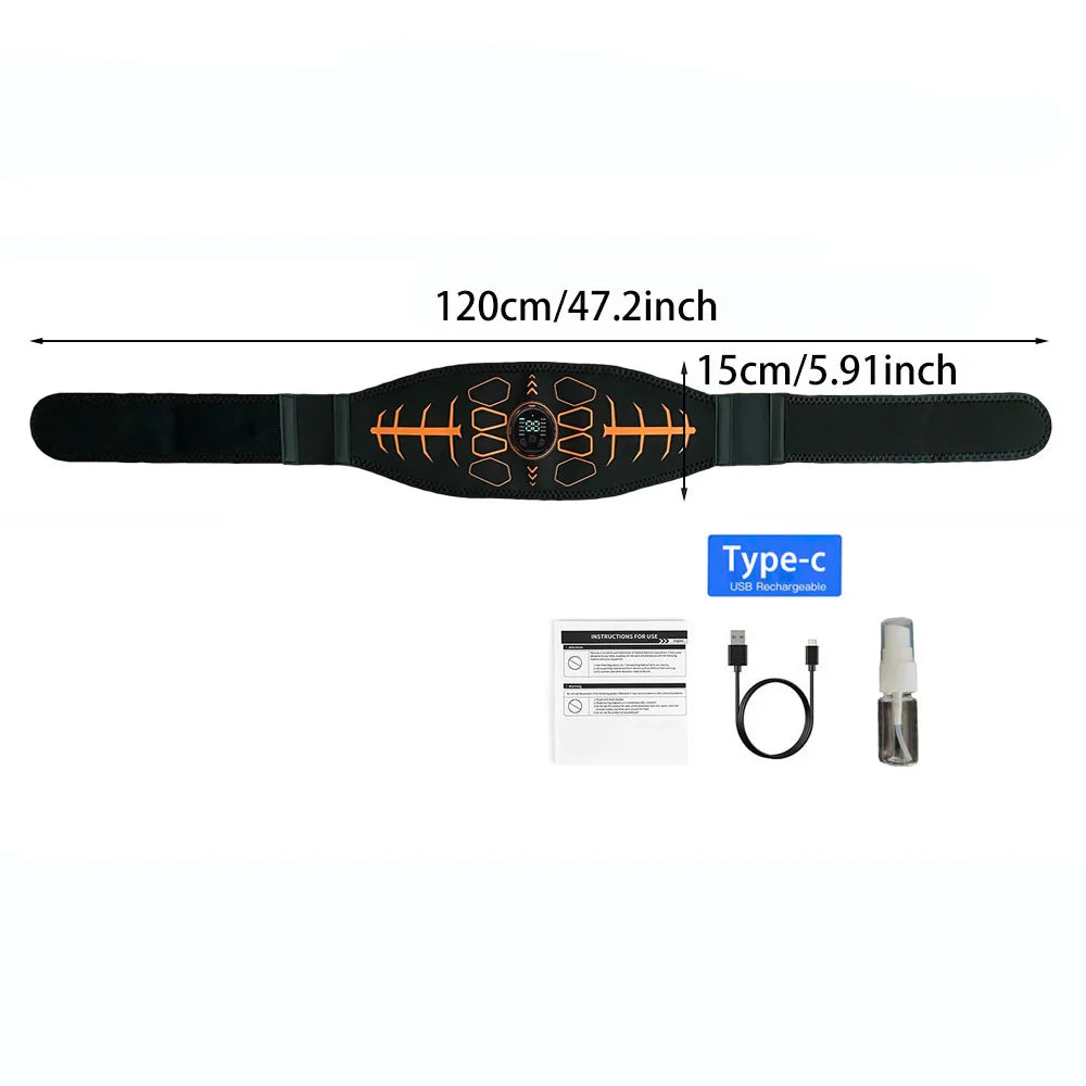 Smart ABS Pro – Cinto EMS de Tonificação Abdominal e Estimulação Muscular Avançada