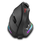 ZELOTES F18 Vertical Ergonomic Mouse 2.4G Wireless Mouse Bluetooth 24000DPI with Programming Gaming Mouse for PC Computer Laptop