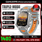 Smartwatch Militar 2026 – Robustez Extrema, Lanterna LED e Autonomia XL