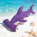 Peluche Tubarão Resistente com Som – Brinquedo Interativo de Dupla Camada