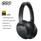 QCY H3S ANC Over Ear Headphones -56dB Noise Canceling Headsets Bluetooth 6.0 Hi-Res LDAC Spatial Sound Earphones Dual Driver