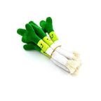 Plush Pet Chew Toys Bite Resistant Simulated Scallion Bell Sounding Teeth Cleaning Interactive Playing Supplies For Dog Cat