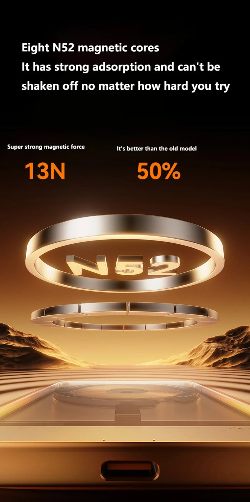 Lenovo 10000mAh UltraSlim Power Bank — Magnético Wireless