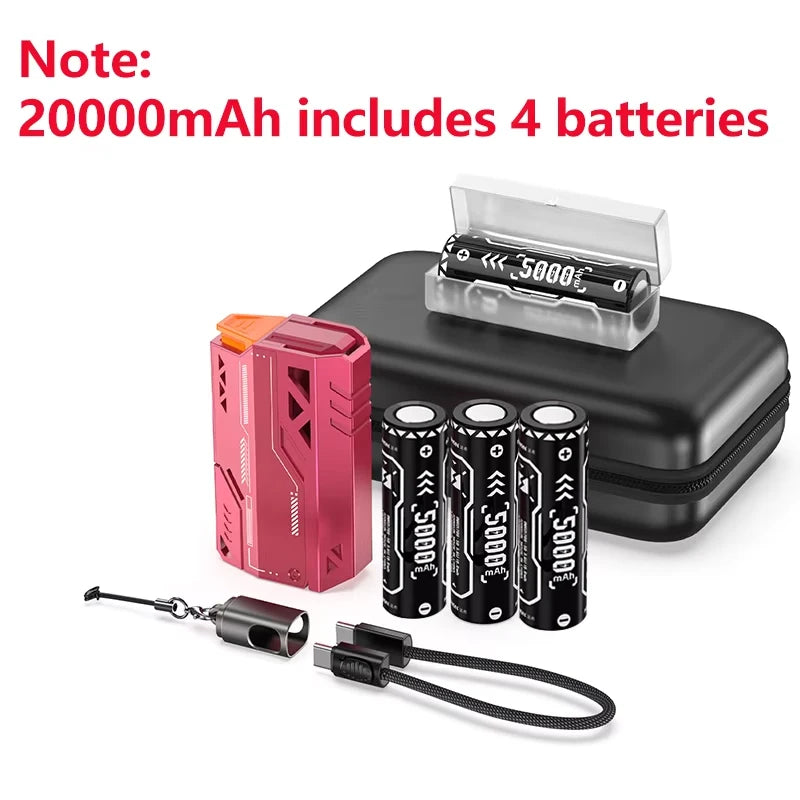 Power Bank 10000–50000mAh — Bateria Removível 22.5W Carga Rápida