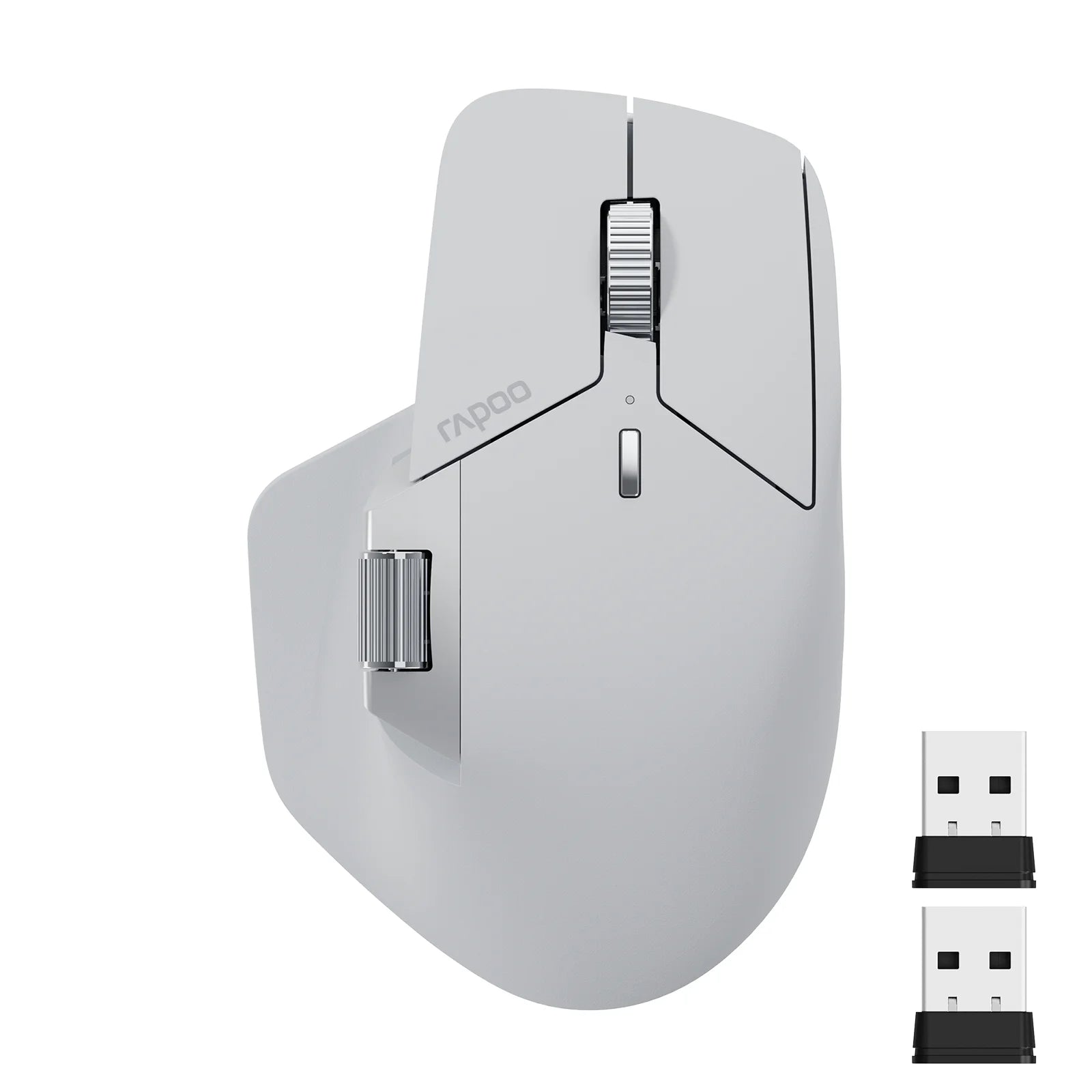 Rapoo MT720L Multimodo Rechargeable Wireless Mouse 4000 DPI Bluetooth Mouse Easy-Switch Up to 4 Devices
