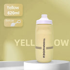 ThinkRider 620ml/750ml MTB Bicycle Water Bottle, Road Bike Water Bottle, Outdoor Sports Plastic, Portable, Large Capacity Drink, Cycling