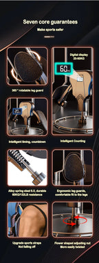 KegelForce Pro – Treinador de Pavimento Pélvico com Resistência Ajustável (20–60 kg) e Tonificação das Pernas