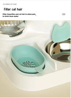 Automatic cat bowl feeder for cats, dogs, pets, water dispensers, integrated cat bowl, cat food bowl, dogs, eating, drinking water