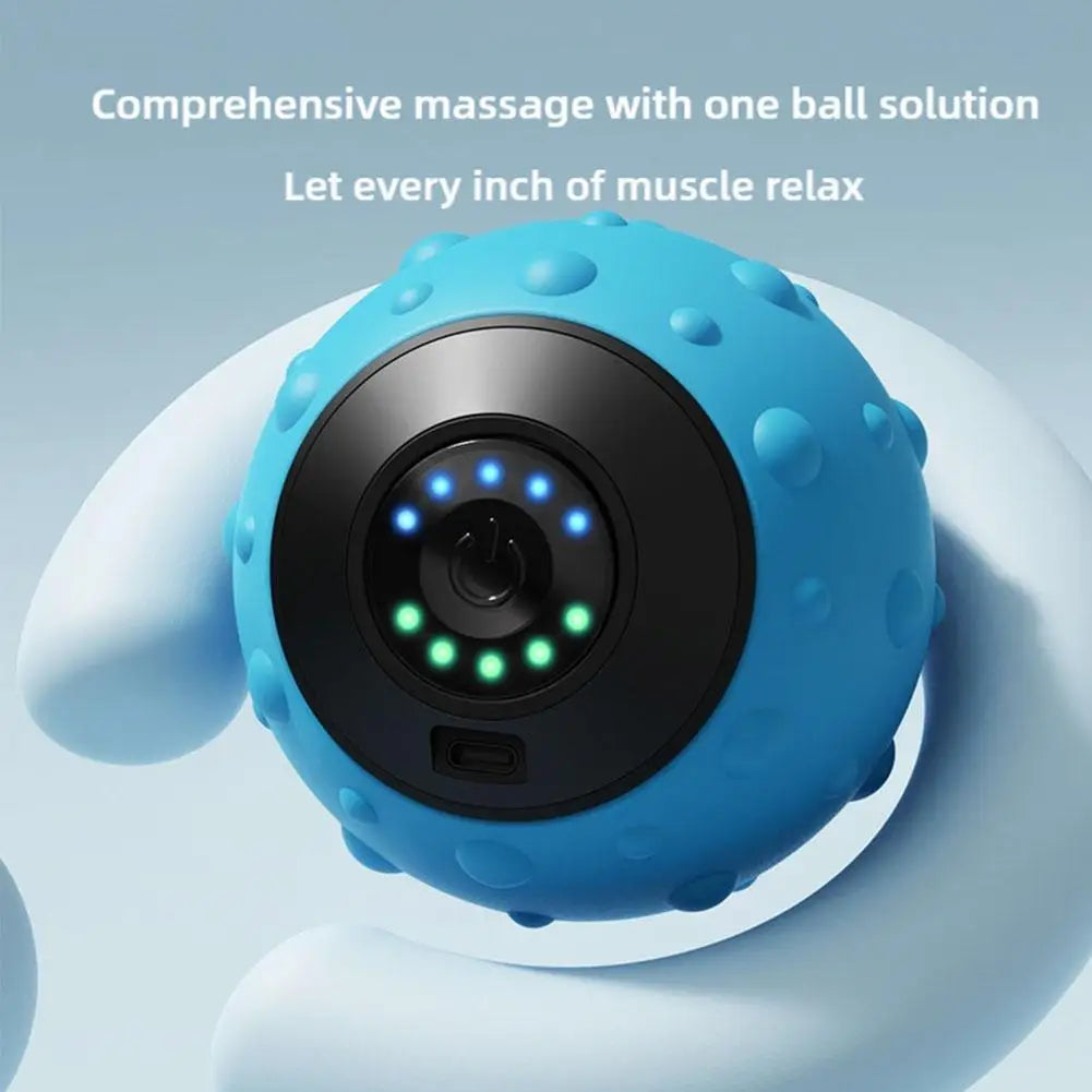 Electric Massage Ball Health Care Fascia Ball Muscle Relaxation Ball Massager Fitness Yoga Exercise Vibrating Yoga Fitness