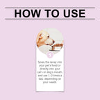 Vet-Recommended Pet Teeth Spray–Dissolves Tartar & Prevents Calculus,Long-Lasting Fresh Breath,Gentle & Hypoallergenic Formula