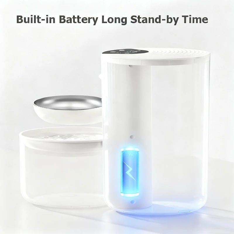 3L Smart Constant Temperature Tilting Pet Water Dispenser Timed & Quantitatively Feed Water Silent cat&dog Heated Water Fountain