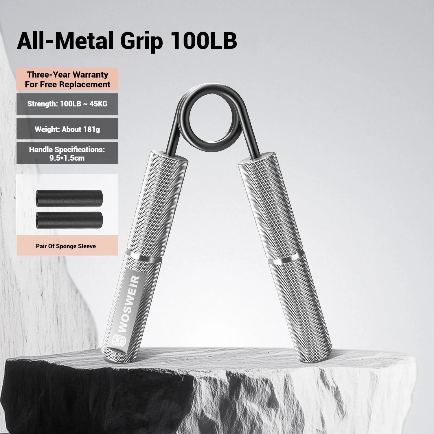 Hand Grip R‑Type Profissional para Treino de Força