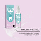 Vet-Recommended Pet Teeth Spray–Dissolves Tartar & Prevents Calculus,Long-Lasting Fresh Breath,Gentle & Hypoallergenic Formula