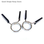 High-Quality Barbell Clamp Spring Collar Clip For Gym Dumbbell Lock Standard Weight Lifting Kit Fitness Workout Body Building