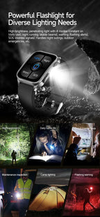 Smartwatch Saúde 2026 – Laser Inteligente, Diagnóstico Completo e Estilo Masculino