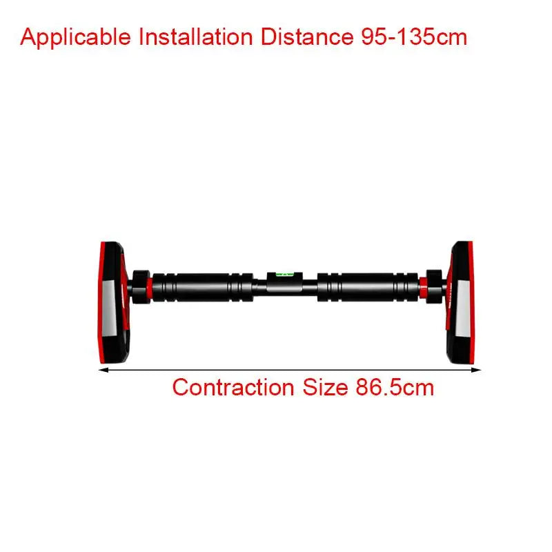 HUA Home Gym Pull-Up Bars Training Horizontal Bar Non-Slip Telescopic Chin Up Bar Fitness Training Bar Anti-Reversing Sit Up Bar