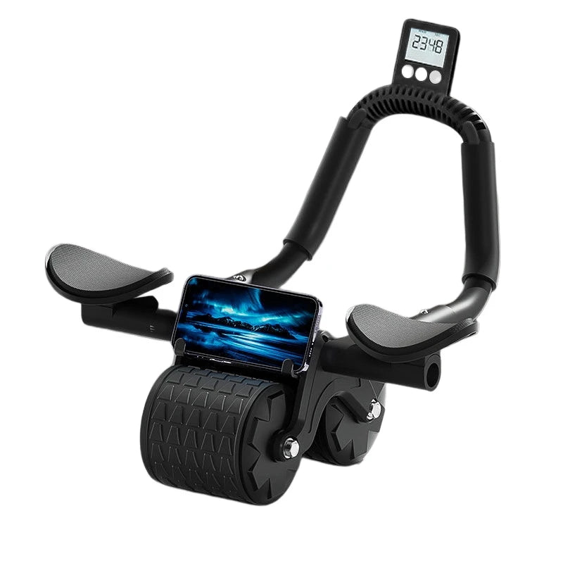 Roda Abdominal com Rebound Automático e Contador Digital