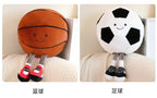 Soccer doll, basketball plush toy, creative soccer doll, cushion, pet ball, interactive dog and cat toy.