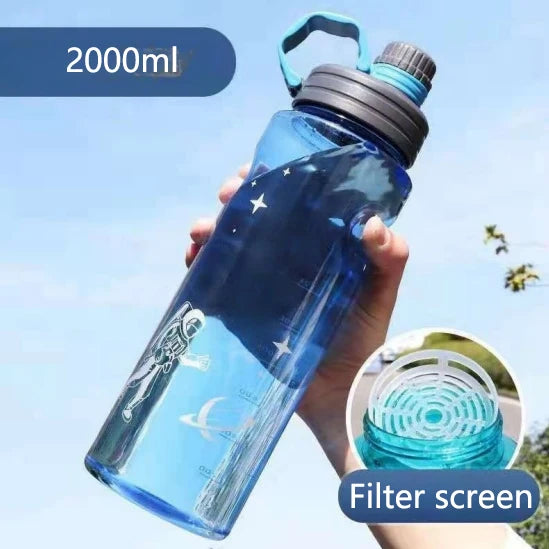 Garrafa Desportiva em Vidro – Antiderrame e Resistente a Altas Temperaturas