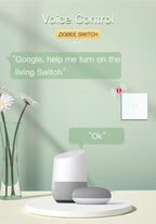 BSEED Zigbee Touch Switch — 1/2/3 Gang Smart Tuya Sem Neutro