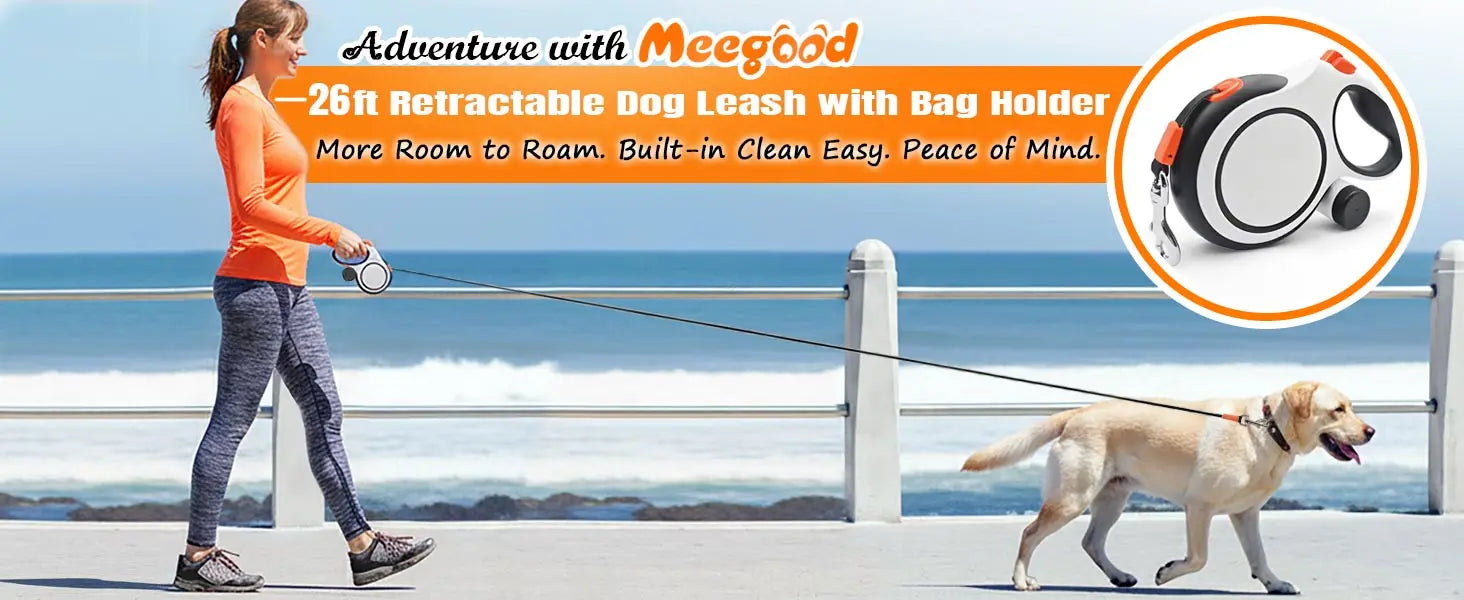 5m 8m 50kg Dog Leash Retractable Roulette Collar for Small Big Dogs Accessories Adjustable Walking Hiking French Bulldog Rope