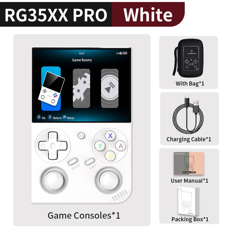 Anbernic RG 35XXPro Retro Handheld Game Console RG35XX Pro Gaming Player Support RixelHK WiFi Streaming Controller HD TV Output