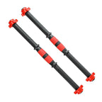 1 Pair 35cm Dumbbell Bar, Barbell Bars, Dumbbell Connecting Steel Tube with Standard Non-Slip Grip Surfaces and Spinlock Collars