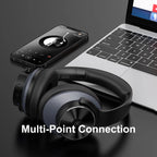 Oneodio A10 Bluetooth 5.4 Headphones Hybrid Active Noise Canceling With Hi-Res Audio Over Ear Wireless Headset ANC With 5-Mic