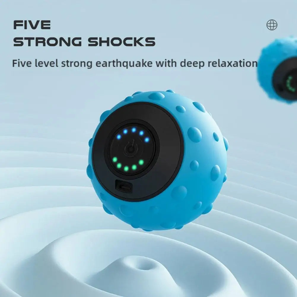 Electric Massage Ball Health Care Fascia Ball Muscle Relaxation Ball Massager Fitness Yoga Exercise Vibrating Yoga Fitness