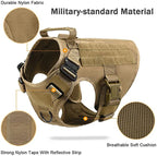 Tactical Military Vest Pet German Shepherd Golden Retriever Tactical Training Dog Harness and Leash Set For All Breeds Dogs
