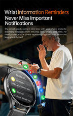 2026 New Smart Watch ECG+PPG Health Monitoring Blood Pressure Uric Acid Fitness Tracker Clock Sport Call Smartwatch Customizable Dial