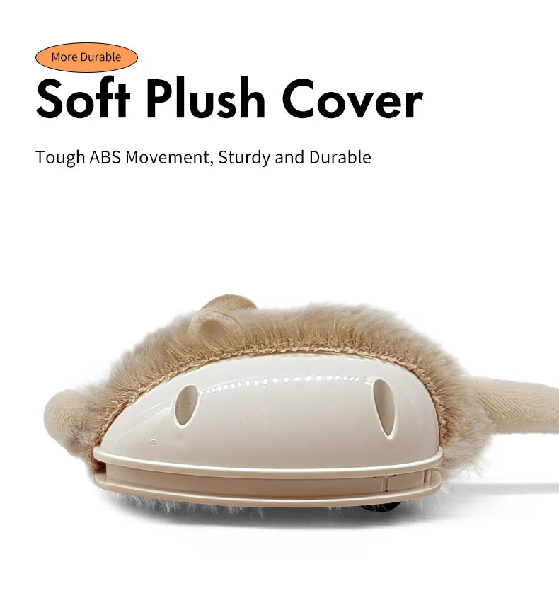 Rato Elétrico Recarregável para Gatos – Brinquedo Interativo com Som e Movimento