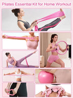 Pilates Yoga Set – Kit de Pilates e Yoga com 13 Peças para Treino em Casa