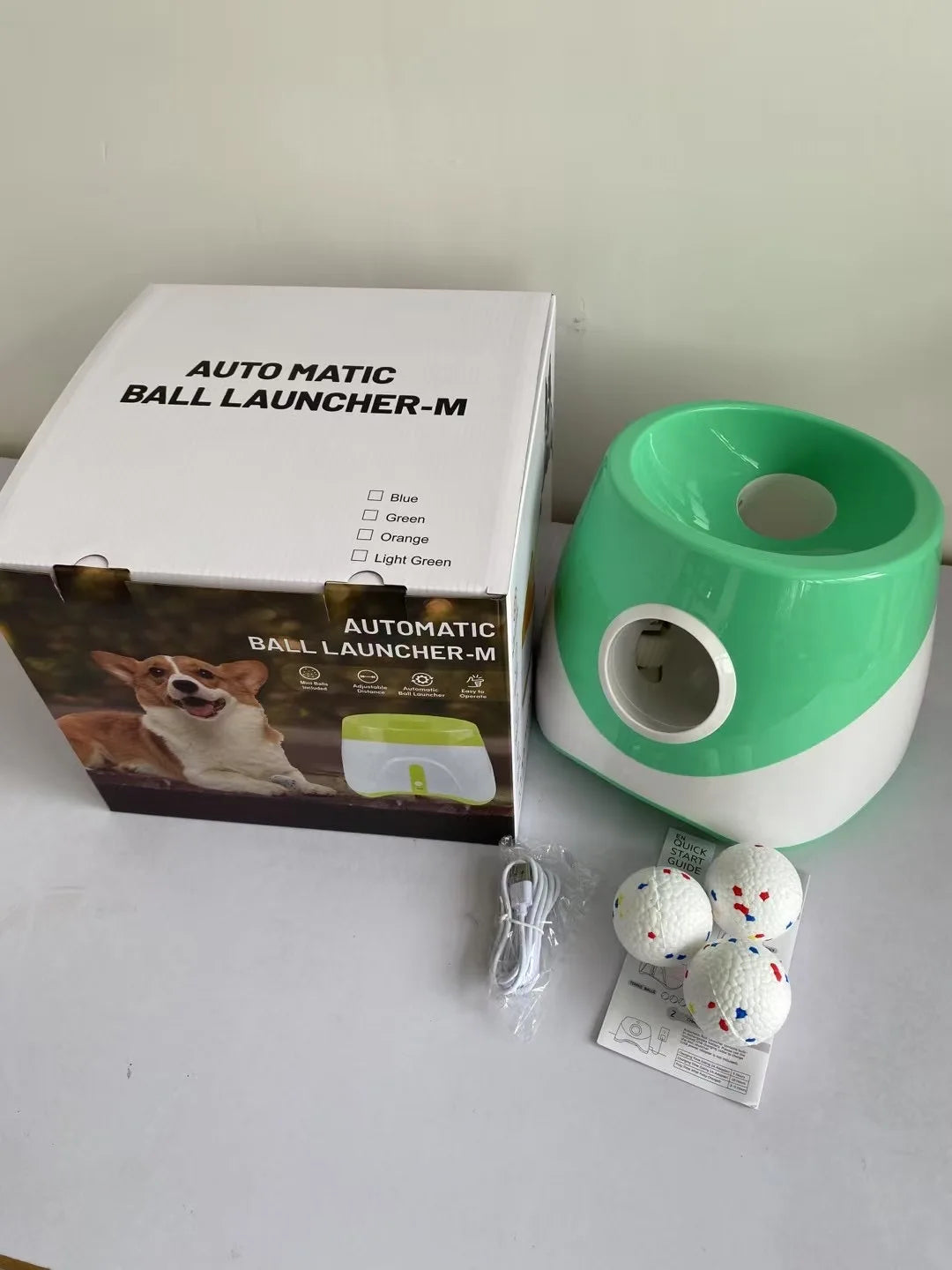 Lançador Automático de Bolas Recarregável – Dispensador Interativo para Cães