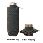 700ML Soft Water Bottle Flask Bucket Running Flask Gourde Running Silicone Water Bottle Soft Flask YDSH05