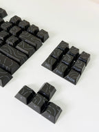 Line Gradient Side Shine Through Keycaps Cherry Profile PBT Custom Keycaps for 60% 65% 75% 96% 98% 100% Mechanical Keyboard